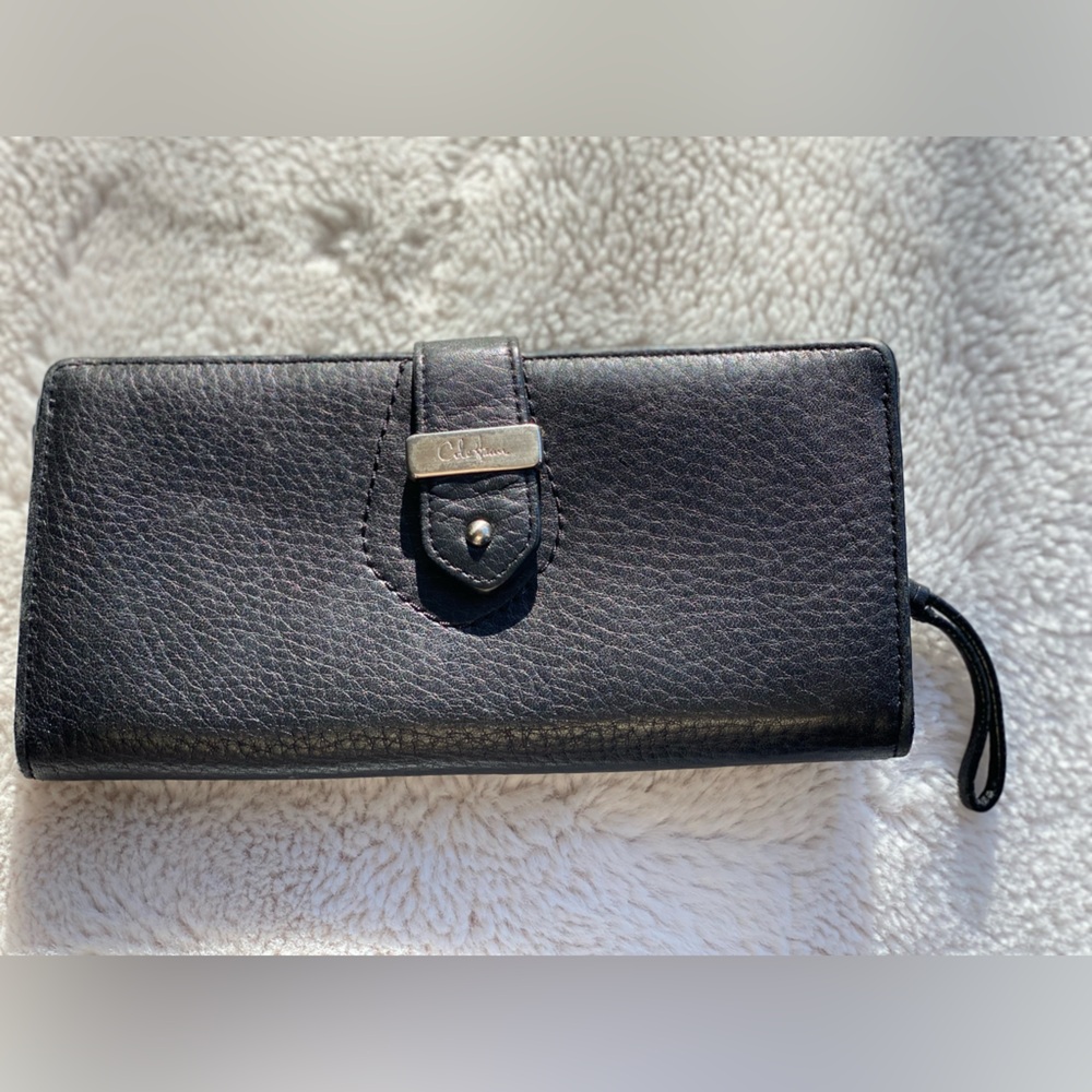Coke Haan Black Leather Wallet